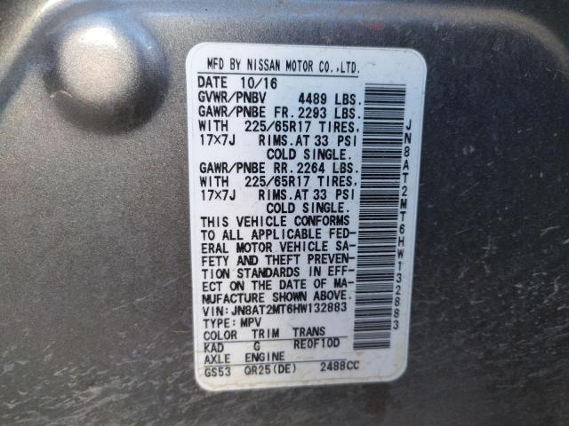 Photo 11 VIN: JN8AT2MT6HW132883 - NISSAN ROGUE S 