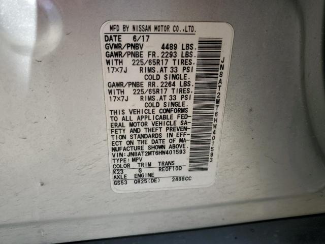 Photo 12 VIN: JN8AT2MT6HW401593 - NISSAN ROGUE 