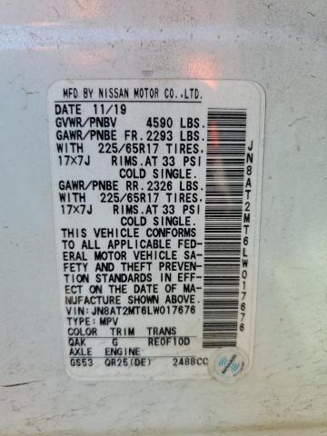 Photo 12 VIN: JN8AT2MT6LW017676 - NISSAN ROGUE 