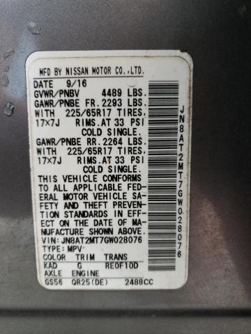 Photo 13 VIN: JN8AT2MT7GW028076 - NISSAN ROGUE S 