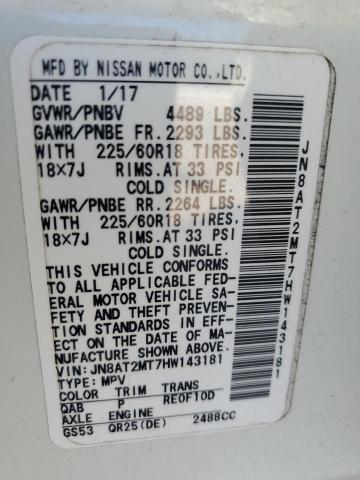 Photo 13 VIN: JN8AT2MT7HW143181 - NISSAN ROGUE 