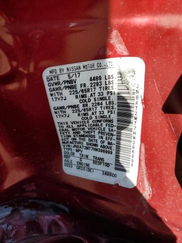 Photo 12 VIN: JN8AT2MT7HW396999 - NISSAN ROGUE 