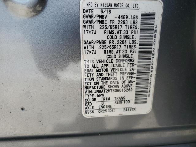 Photo 13 VIN: JN8AT2MT8GW015269 - NISSAN ROGUE S 