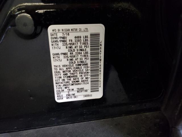 Photo 12 VIN: JN8AT2MT8GW017524 - NISSAN ROGUE S 