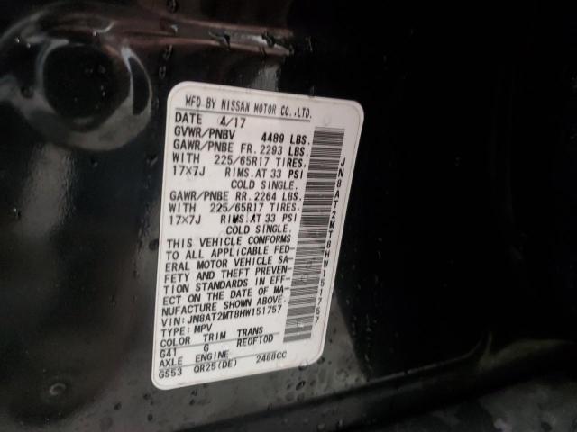 Photo 12 VIN: JN8AT2MT8HW151757 - NISSAN ROGUE S 