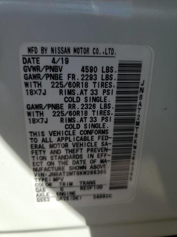 Photo 11 VIN: JN8AT2MT8KW266365 - NISSAN ROGUE S 