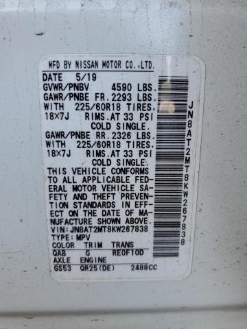 Photo 12 VIN: JN8AT2MT8KW267838 - NISSAN ROGUE 