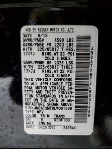 Photo 11 VIN: JN8AT2MT8LW001589 - NISSAN ROGUE S 