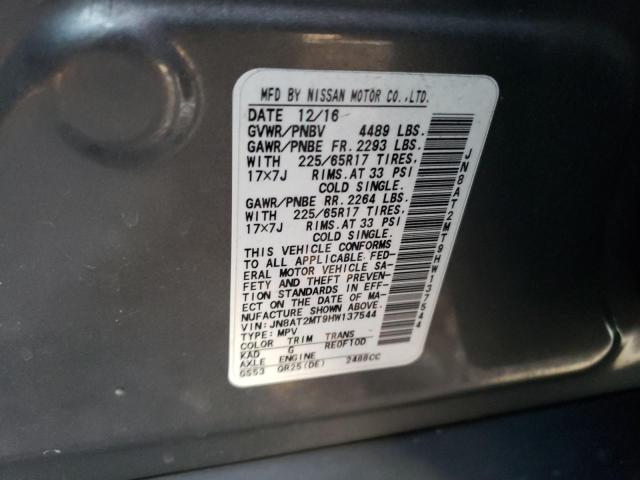 Photo 11 VIN: JN8AT2MT9HW137544 - NISSAN ROGUE S 