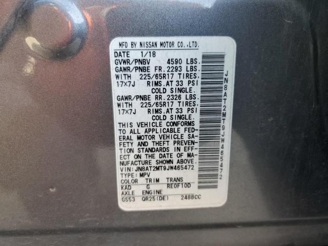 Photo 11 VIN: JN8AT2MT9JW465472 - NISSAN ROGUE 