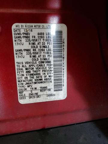 Photo 12 VIN: JN8AT2MTXHW387276 - NISSAN ROGUE S 