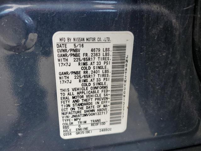 Photo 12 VIN: JN8AT2MV0GW132717 - NISSAN ROGUE S 