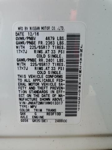 Photo 12 VIN: JN8AT2MV1HW013317 - NISSAN ROGUE S 