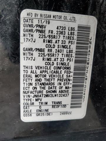 Photo 12 VIN: JN8AT2MV2LW132437 - NISSAN ROGUE S 