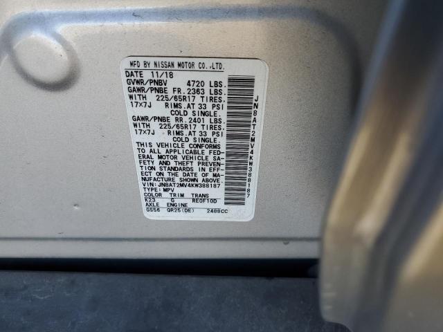 Photo 9 VIN: JN8AT2MV4KW388187 - NISSAN ROGUE S 