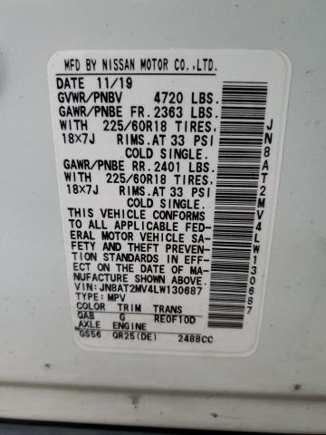 Photo 13 VIN: JN8AT2MV4LW130687 - NISSAN ROGUE 