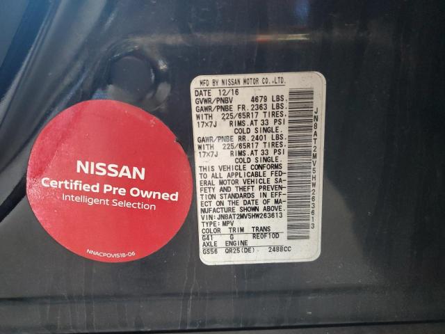 Photo 12 VIN: JN8AT2MV5HW263613 - NISSAN ROGUE 