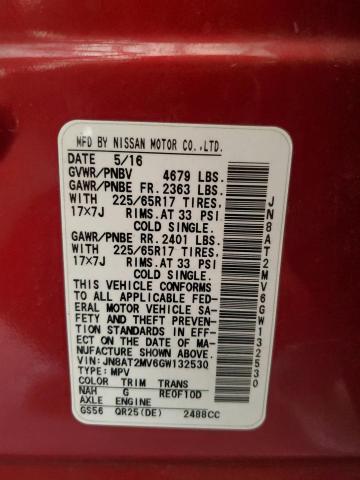 Photo 11 VIN: JN8AT2MV6GW132530 - NISSAN ROGUE 