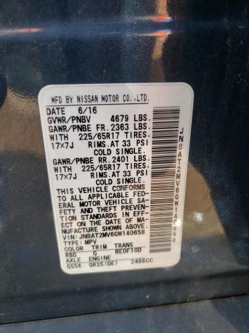 Photo 11 VIN: JN8AT2MV6GW140658 - NISSAN ROGUE 