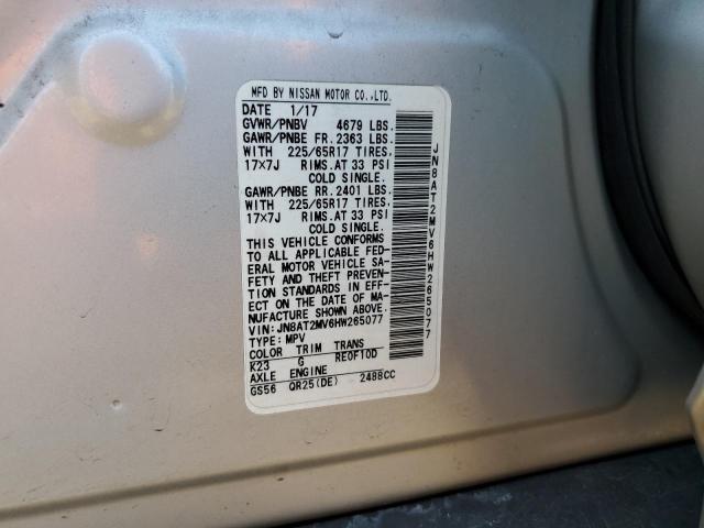 Photo 11 VIN: JN8AT2MV6HW265077 - NISSAN ROGUE 