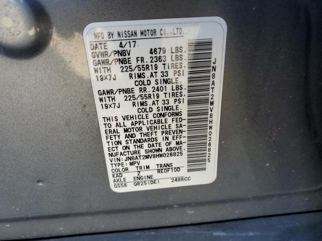 Photo 11 VIN: JN8AT2MV8HW026825 - NISSAN ROGUE 