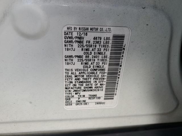 Photo 12 VIN: JN8AT2MVXHW262618 - NISSAN ROGUE S 