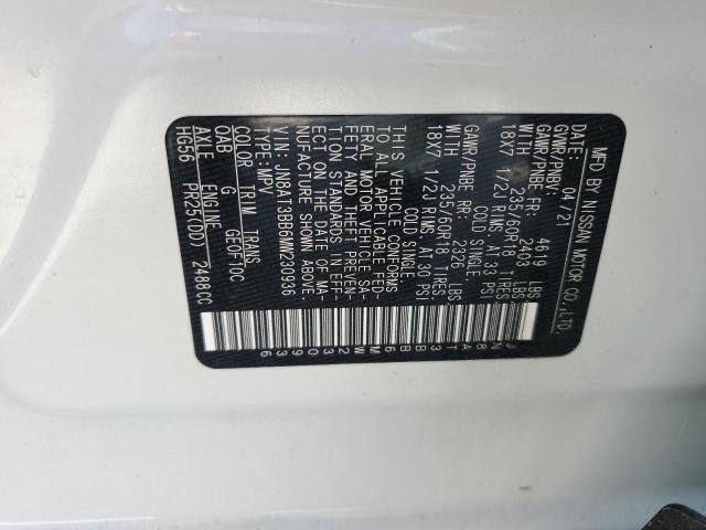 Photo 13 VIN: JN8AT3BB6MW230936 - NISSAN ROGUE SV 