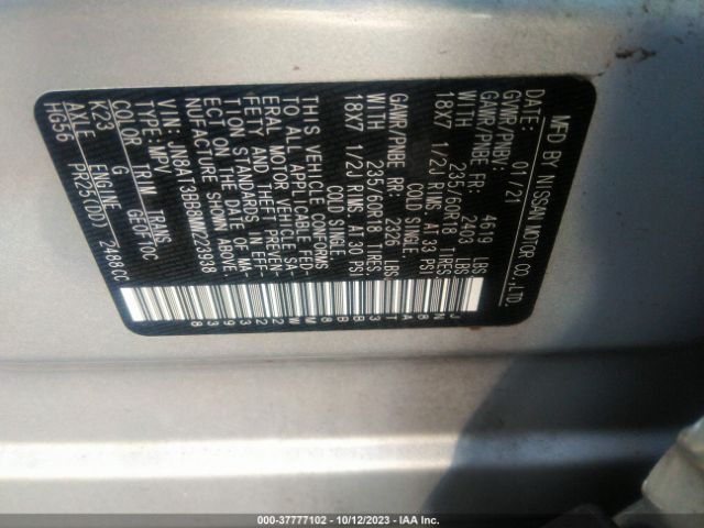 Photo 8 VIN: JN8AT3BB8MW223938 - NISSAN ROGUE 