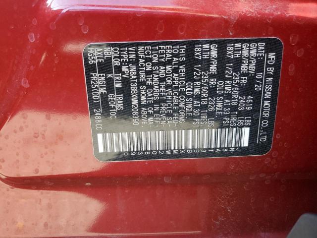 Photo 11 VIN: JN8AT3BBXMW208390 - NISSAN ROGUE SV 