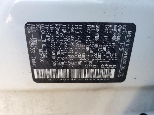 Photo 12 VIN: JN8AT3DC5MW101009 - NISSAN ROGUE 