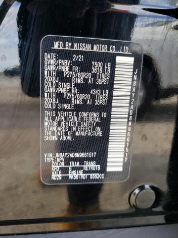 Photo 12 VIN: JN8AY2AD8M9661517 - NISSAN ARMADA 