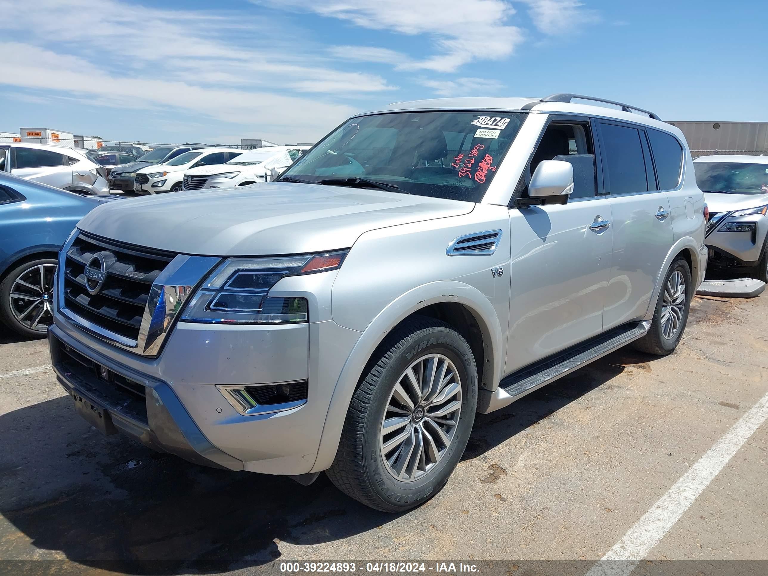 Photo 1 VIN: JN8AY2BA5M9373202 - NISSAN ARMADA 