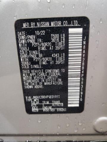 Photo 13 VIN: JN8AY2BB4P9831910 - NISSAN ARMADA SL 