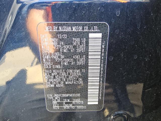 Photo 12 VIN: JN8AY2BB9P9833295 - NISSAN ARMADA SL 