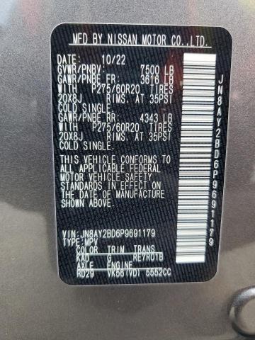 Photo 12 VIN: JN8AY2BD6P9691179 - NISSAN ARMADA 