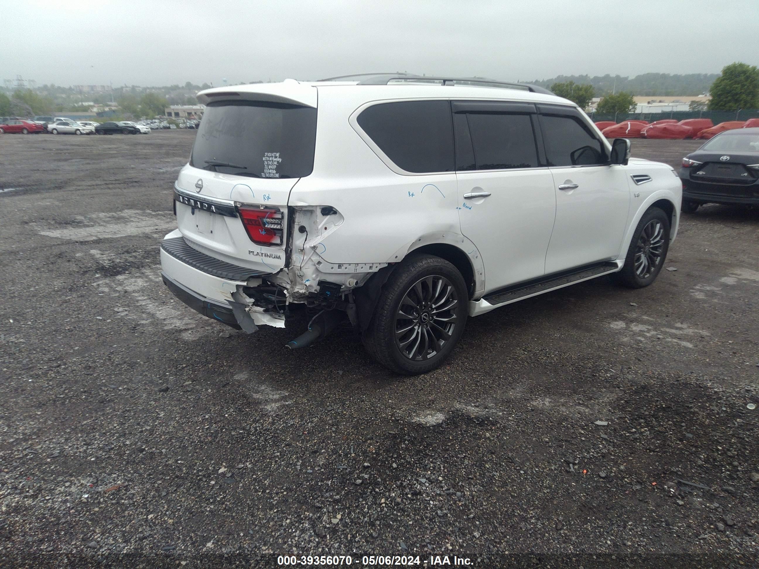 Photo 3 VIN: JN8AY2DA6M9370581 - NISSAN ARMADA 