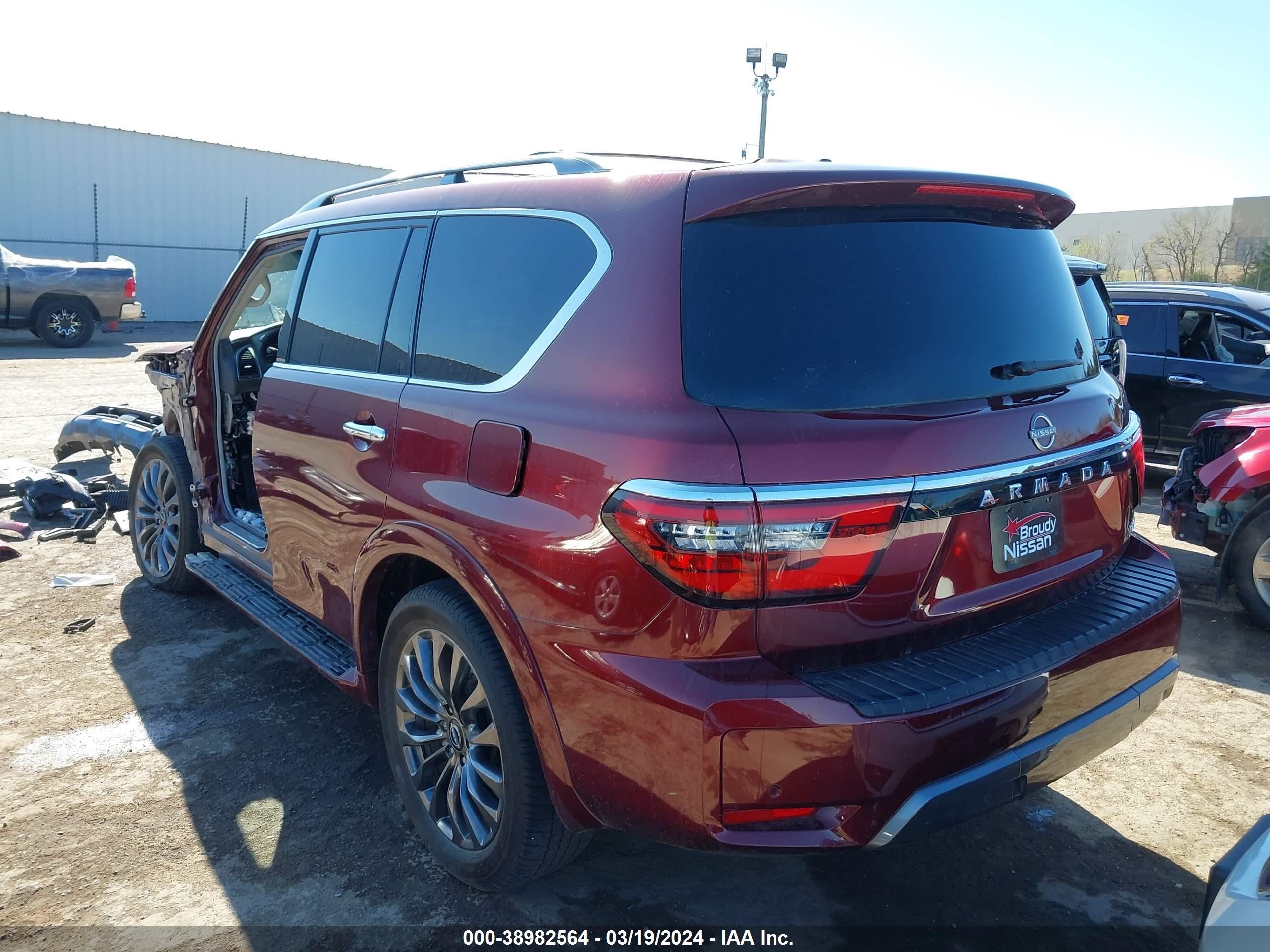 Photo 2 VIN: JN8AY2DB8P9832264 - NISSAN ARMADA 