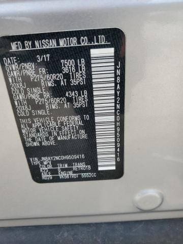 Photo 12 VIN: JN8AY2NC0H9509416 - NISSAN ARMADA 