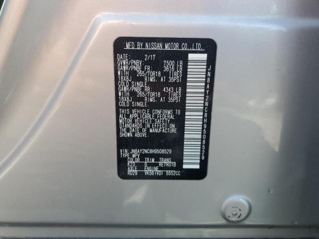 Photo 12 VIN: JN8AY2NC8H9508529 - NISSAN ARMADA SV 