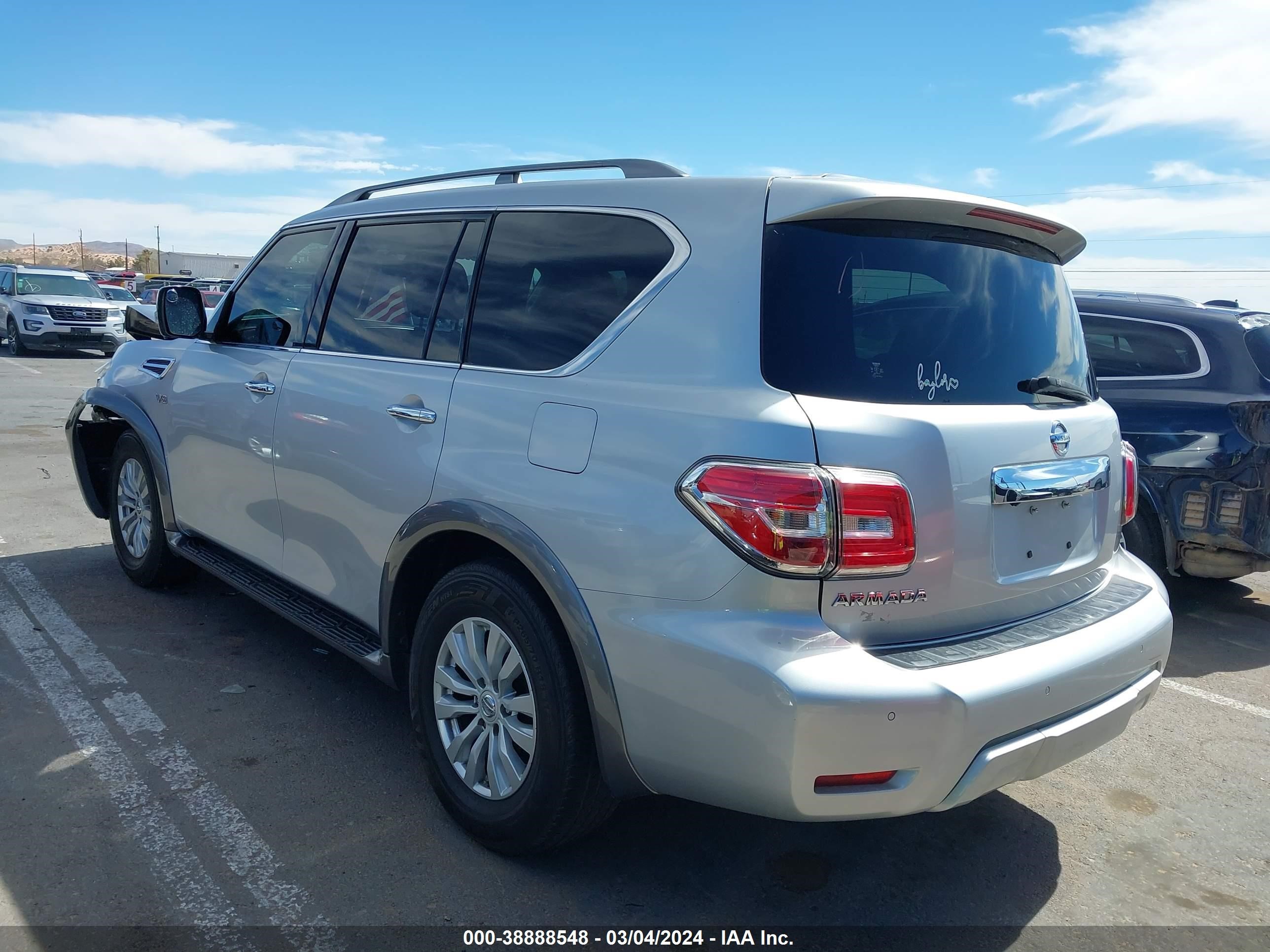 Photo 2 VIN: JN8AY2ND5H9003167 - NISSAN ARMADA 