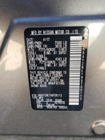 Photo 12 VIN: JN8AY2NE1H9706113 - NISSAN ARMADA PLA 