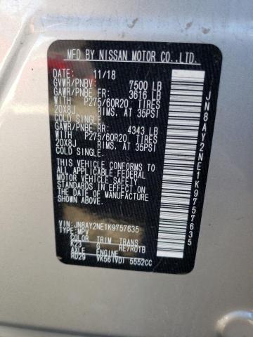 Photo 9 VIN: JN8AY2NE1K9757635 - NISSAN ARMADA PLA 