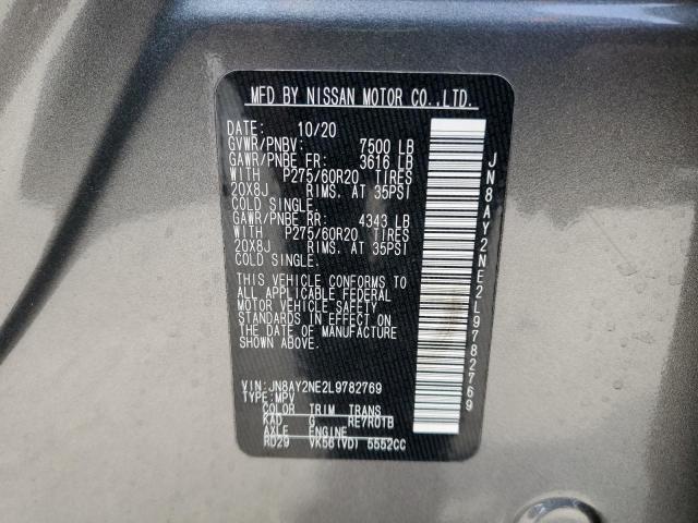 Photo 12 VIN: JN8AY2NE2L9782769 - NISSAN ARMADA PLA 