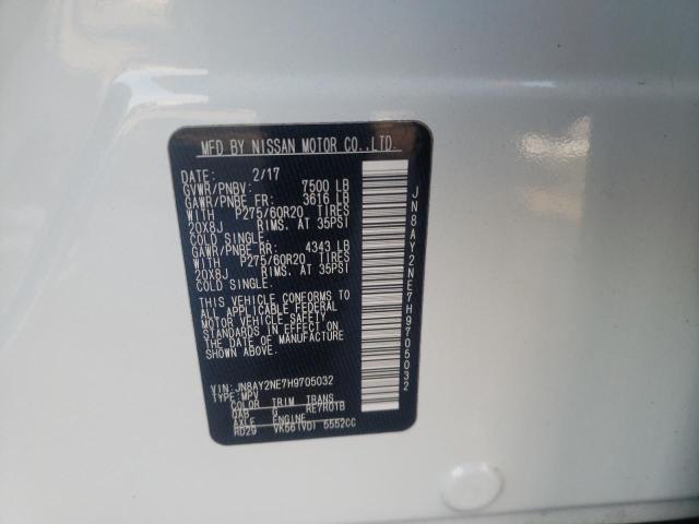 Photo 9 VIN: JN8AY2NE7H9705032 - NISSAN ARMADA PLA 