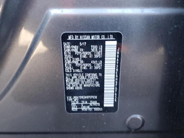 Photo 13 VIN: JN8AY2NE9H9707638 - NISSAN ARMADA PLA 