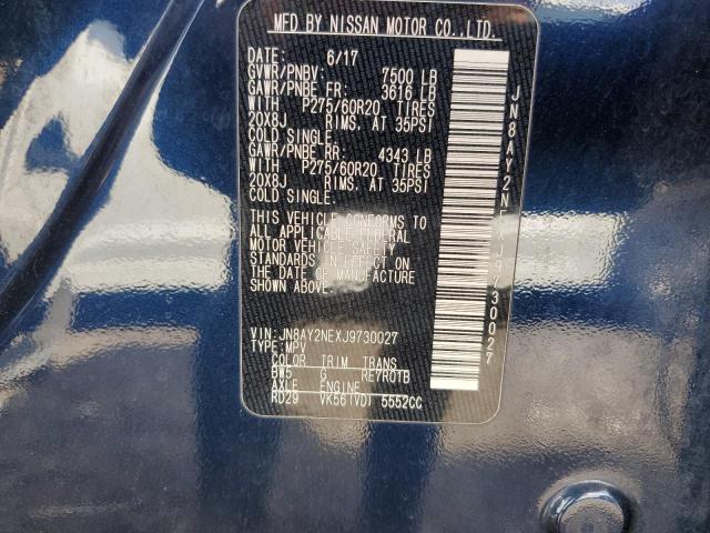 Photo 12 VIN: JN8AY2NEXJ9730027 - NISSAN ARMADA PLA 