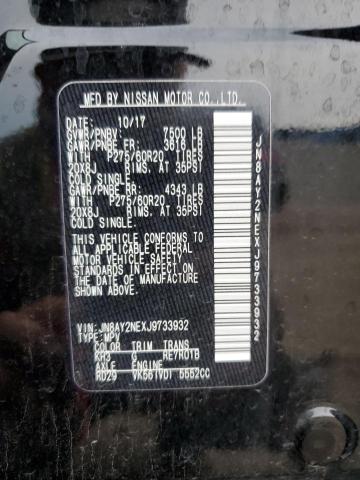 Photo 12 VIN: JN8AY2NEXJ9733932 - NISSAN ARMADA PLA 