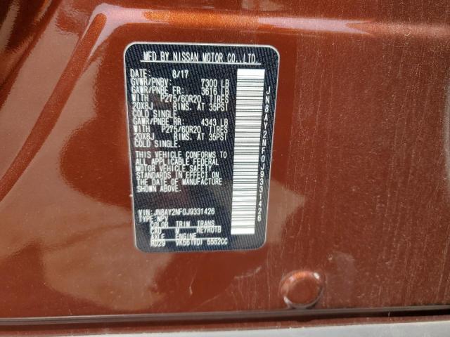 Photo 12 VIN: JN8AY2NF0J9331426 - NISSAN ARMADA PLA 