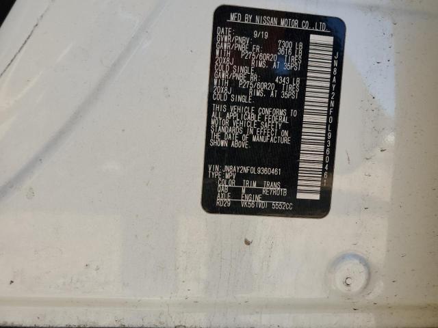 Photo 12 VIN: JN8AY2NF0L9360461 - NISSAN ARMADA PLA 