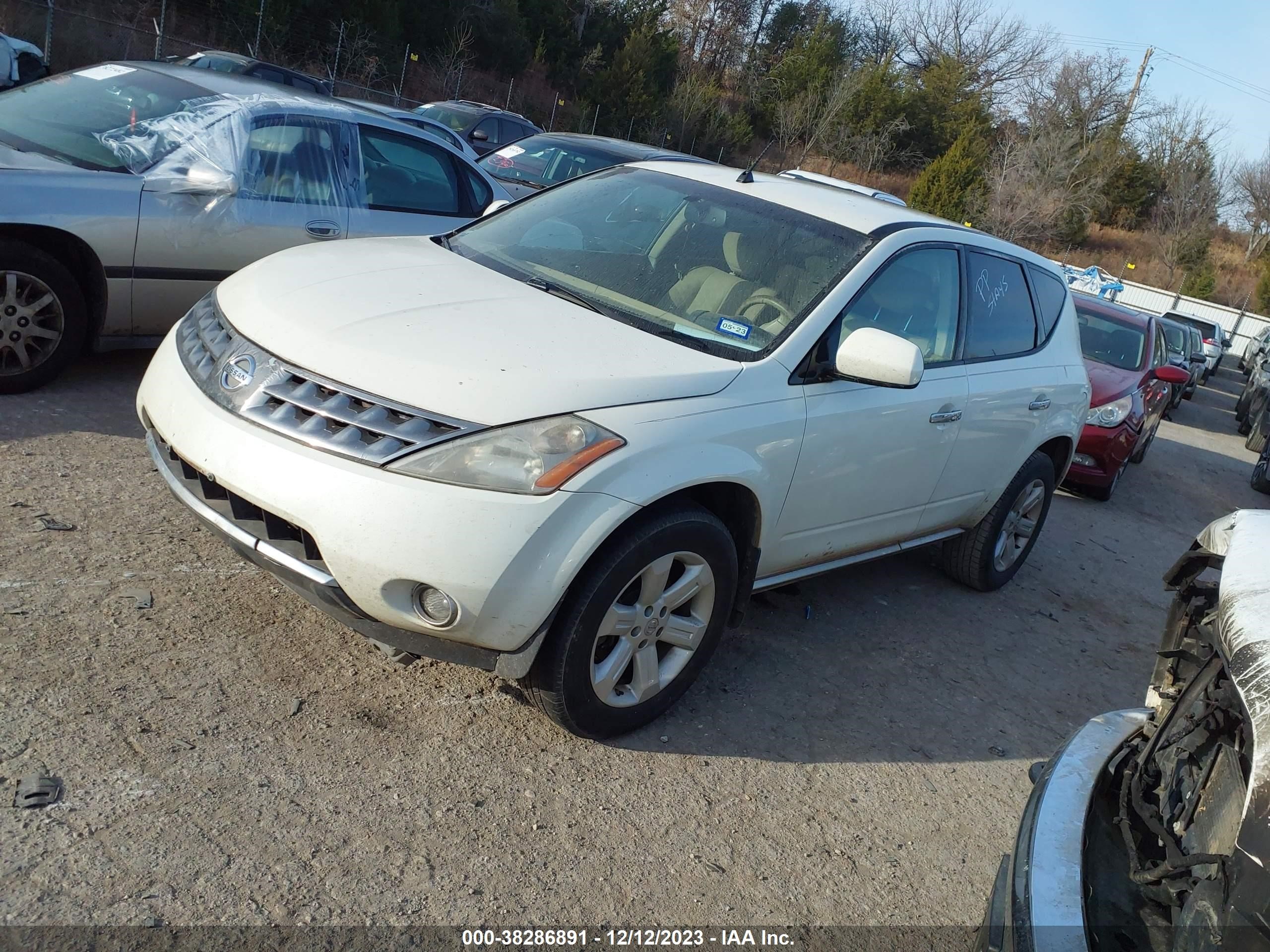 Photo 1 VIN: JN8AZ08T37W523601 - NISSAN MURANO 